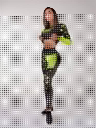 Купить Тайтсы Bona Fide Bona Corsage Run Like Gepard Lime по низкой цене