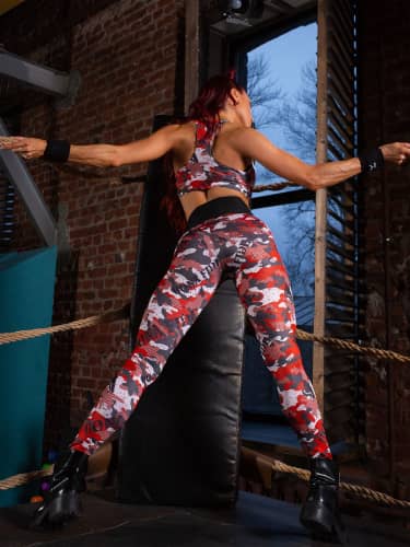 Купить Тайтсы Bona Fide Bona Corsage MRL War Craft Red по низкой цене