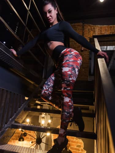 Купить Тайтсы Bona Fide Bona Corsage MRL War Craft Red по низкой цене