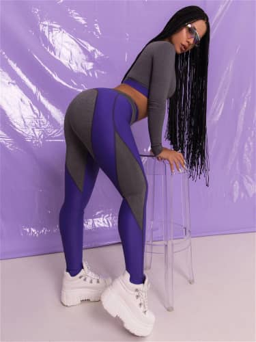 Купить Тайтсы Bona Fide My Heart Will Go On Violet & Gray Melanje по низкой цене