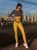 Купить Тайтсы Bona Fide My Heart Will Go On Yellow & Gray Melanje по низкой цене
