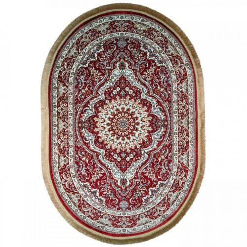 Купить Ковер Safyun Deluxe Red Овал 823 по низкой цене