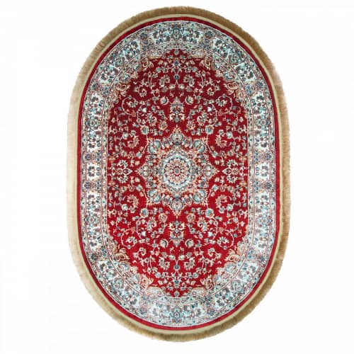 Купить Ковер Safyun Deluxe Red Овал 831 по низкой цене