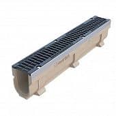 Купить Лоток Standartpark CompoMax Drive ЛВ–10.16.10–П водоотводный полимербетонный с решеткой щелевой чугунной ВЧ класс D комплект по низкой цене