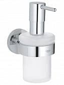 Купить Дозатор Grohe Essentials для жидкого мыла с держателем по низкой цене