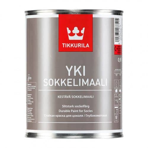 Купить Краска Tikkurila Yki C для цоколя в/д 0,9 л по низкой цене