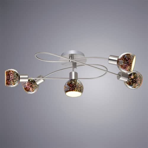 Купить Спот Arte lamp Illusione A6125PL-5SS по низкой цене