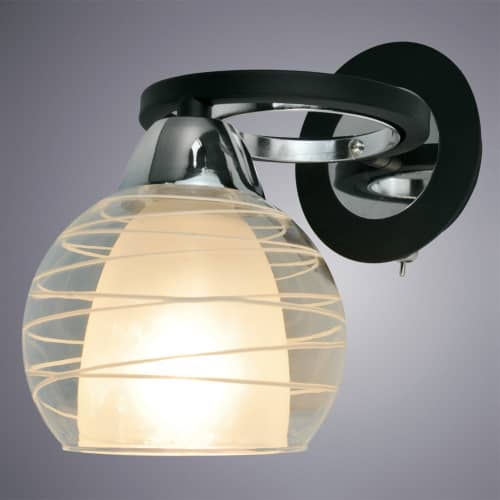 Купить Бра Arte lamp Ginevra A1604AP-1BK по низкой цене