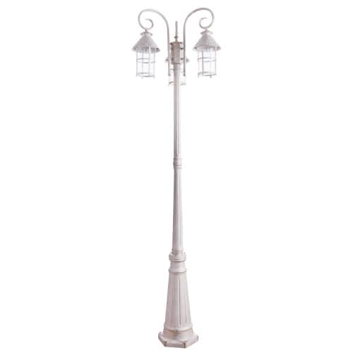 Купить Фонарный столб Arte lamp Prague наземный уличный A1467PA-3WG по низкой цене