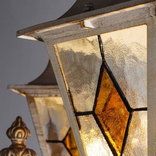 Купить Фонарный столб Arte lamp Berlin наземный уличный A1017PA-3WG по низкой цене