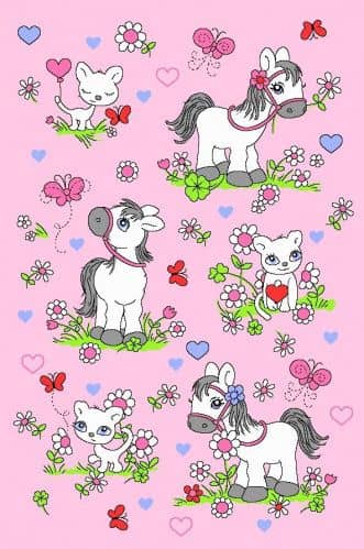 Купить Ковер Нева Тафт Велюр Пони детский 400 по низкой цене