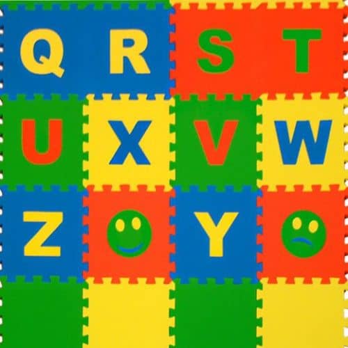 Купить Мягкий пол Eco Cover Ekoprom Английский алфавит буквы по низкой цене