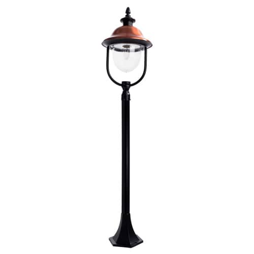 Купить Фонарный столб Arte lamp Barcelona наземный уличный A1486PA-1BK по низкой цене