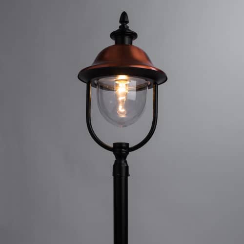 Купить Фонарный столб Arte lamp Barcelona наземный уличный A1486PA-1BK по низкой цене