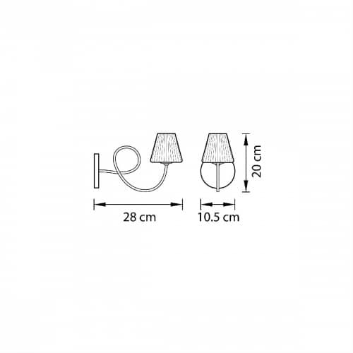 Купить Бра Lightstar Vortico 814617 по низкой цене