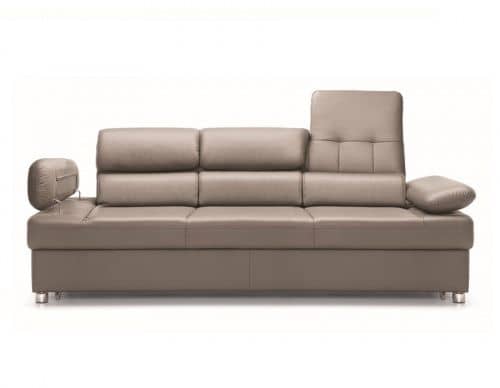 Купить Диван Gala Collezione Yuppie трехместный в натуральной коже по низкой цене