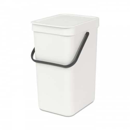 Купить Ведро Brabantia Sort & Go мусорное, встраиваемое, белое, 12 л по низкой цене