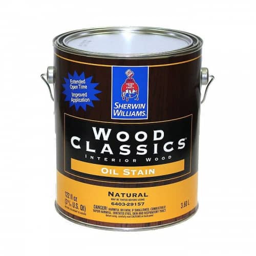 Купить Пропитка Sherwin Williams Wood Classics Interior Stain масляная для дерева, 0,925 л по низкой цене
