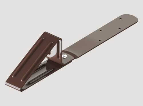 Купить Снегозадержатель Docke для гибкой черепицы, цвет шоколад по низкой цене