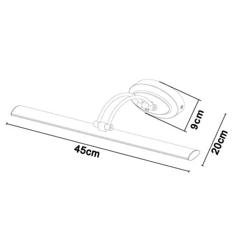Купить Светильник Arte lamp Picture Lights Led настенный A5608AP-1CC по низкой цене