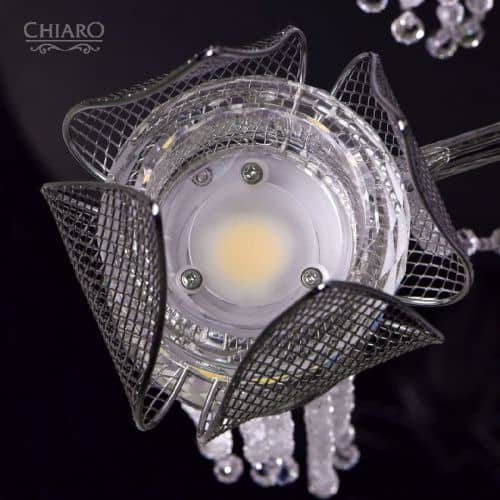 Купить Люстра Chiaro Лотос в водопаде 625010228 подвесная по низкой цене