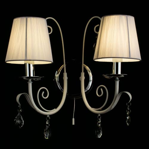 Купить Бра Arte lamp Romana snow A1743AP-2WH по низкой цене