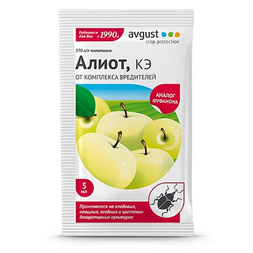Купить Средство от вредителей на винограде Алиот Avgust 5 мл по низкой цене