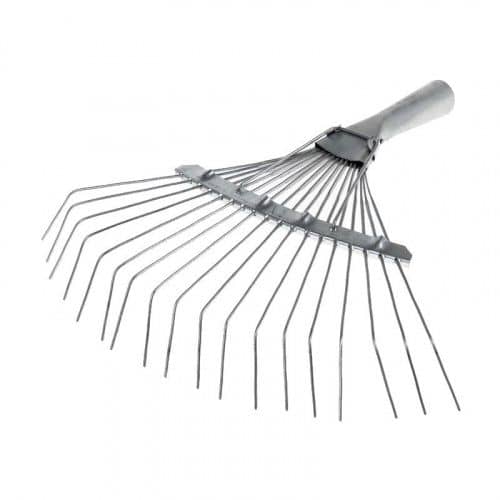 Купить Грабли веерные проволочные с черенком по низкой цене