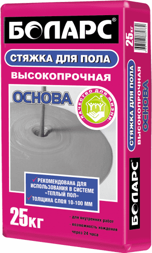 Стяжка Боларс для пола высокопрочная Высокопрочная стяжка Боларс