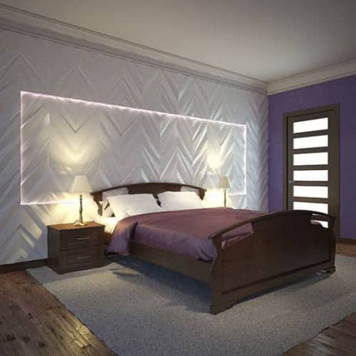 3D панель стеновая Relieffo Spruce Tree 008 из пенополиуретана 600х600х30 мм