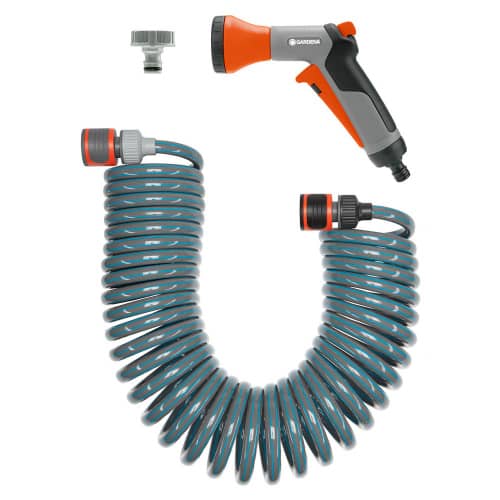Купить Шланг спиральный 10 м с комплектом фитингов Gardena по низкой цене