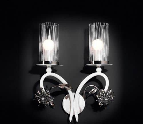 Купить Бра MM Lampadari Virgola Fiordaliso Cornflower 6909/A2 по низкой цене