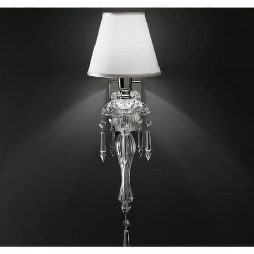 Купить Бра Italamp 348 / 349 348/AP1 /AP1 Transp. / NK / SW Elements / White shades по низкой цене