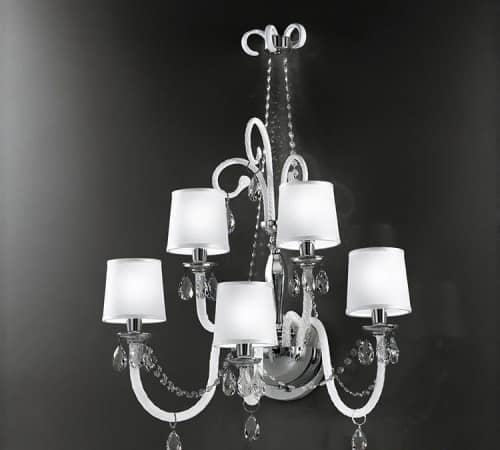 Купить Бра Italamp Lenoir 445/AP5 445/AP5 White / C / SW Elements / White shades по низкой цене