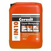 Купить Грунтовка Ceresit IN 10 Грунт Интерьер 5 л по низкой цене