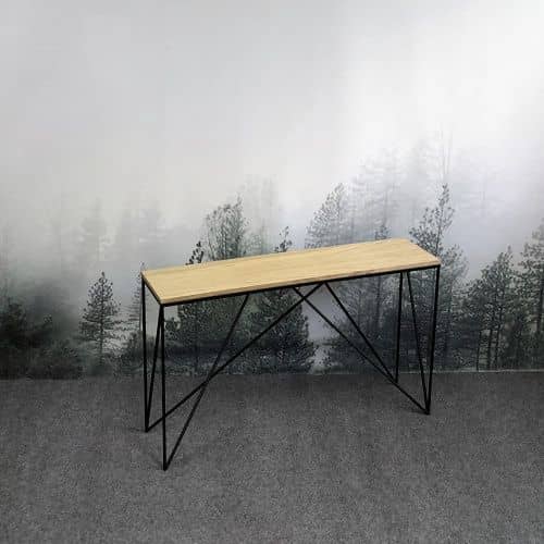 Купить Консоль Intelligent Design Monaco black светлый дуб по низкой цене