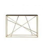 Купить Консоль Intelligent Design Wilson line gold черный дуб по низкой цене