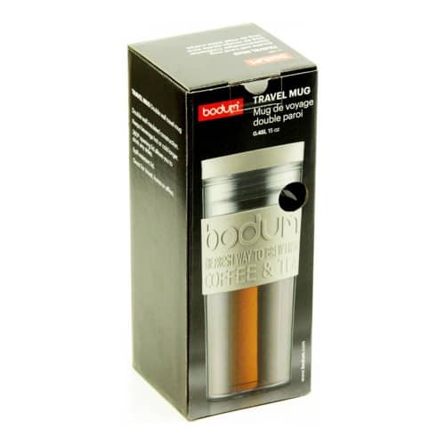 Купить Термокружка дорожная Bodum Travel (twist), 0.45л, цвет белый по низкой цене