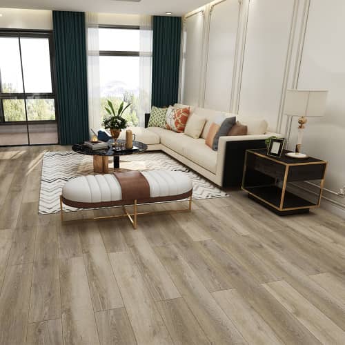 Купить Плитка ПВХ замковая MAXWOOD Aquamax Avant Дуб Кевад с фаской 4 мм АС6/34 класс 2,245 м2 по низкой цене