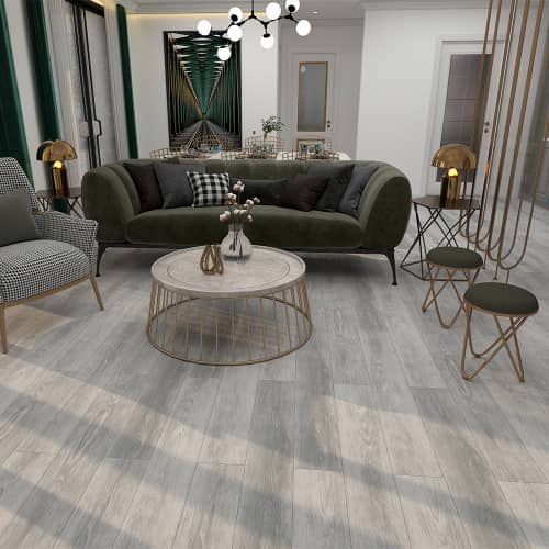 Купить Плитка ПВХ замковая MAXWOOD Aquamax Avant Дуб Боден с фаской 4 мм АС6/34 класс 2,245 м2 по низкой цене