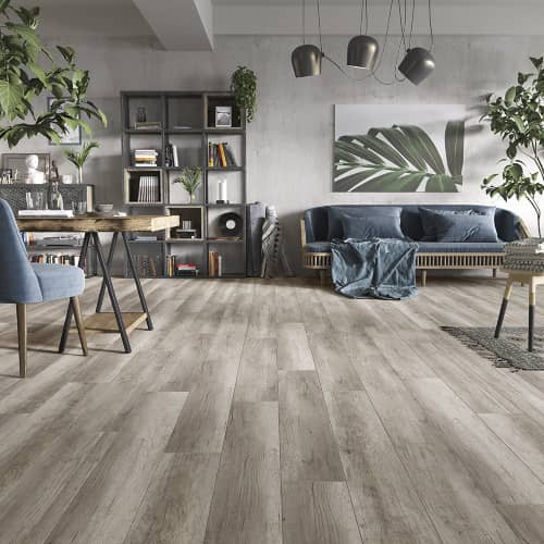 Купить Ламинат влагостойкий CLASSEN Pool Дуб светло-серый с фаской 8 мм АС4/32 класс 1,974 м2 по низкой цене