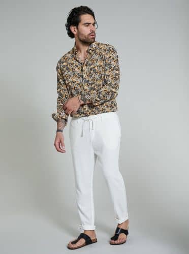 Купить Штаны Piazza Italia con lacci белые по низкой цене