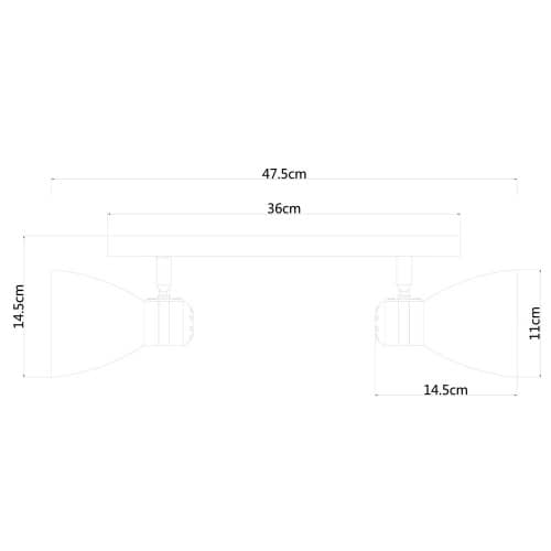Купить Светильник Arte lamp Mercoled настенный A5049AP-2WH по низкой цене