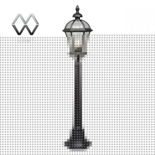 Купить Фонарный столб MW-Light Сандра наземный уличный 811040501 по низкой цене