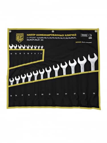 Купить Набор ключей Berger комбинированных 21 шт BG1146 по низкой цене