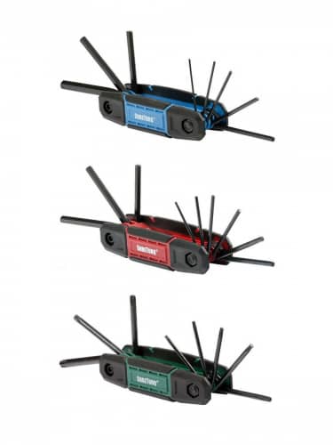 Купить Набор ключей SURETORQ универсальный складных шестигранных, 3 шт по низкой цене