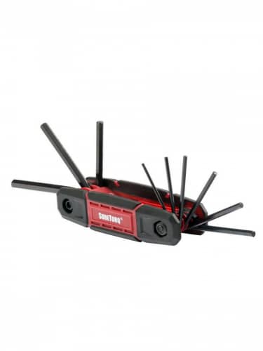 Купить Набор ключей SURETORQ универсальный складных шестигранных, 3 шт по низкой цене