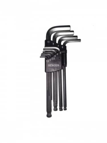 Купить Набор ключей Berger шестигранных 10 шт BG2291 по низкой цене