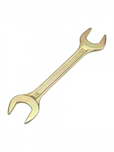 Купить Ключ Rexant универсальный гаечный рожковый, для монтажа и демонтажа + покрытие желтым цинком 24х27 мм по низкой цене