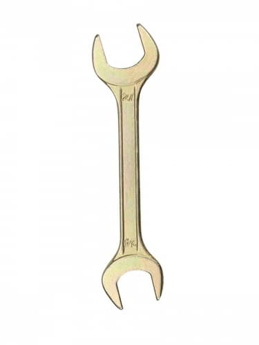 Купить Ключ Rexant универсальный гаечный рожковый, для монтажа и демонтажа + покрытие желтым цинком 24х27 мм по низкой цене